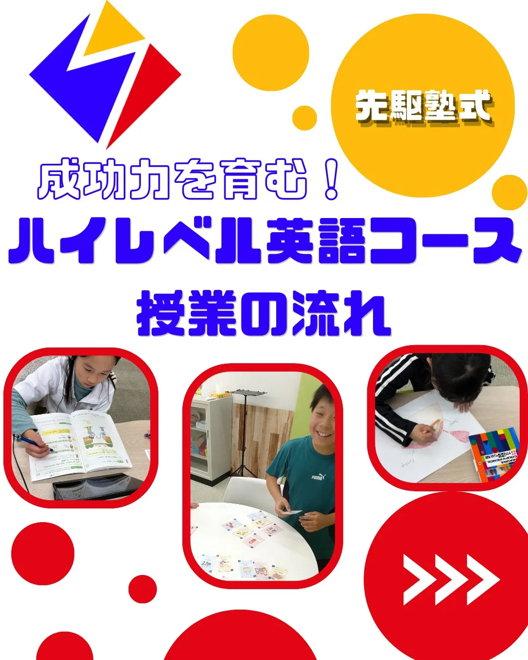 英語コースの授業の流れをご紹介!!